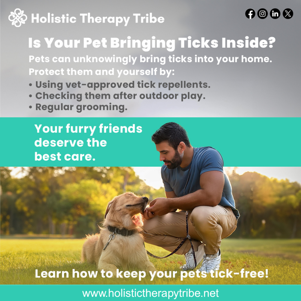 Your Pet bringing ticks inside home