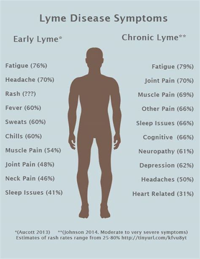 Cognitive symptoms of Lyme Illness